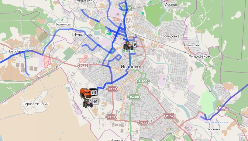 иваново интерактивная карта уборки улиц